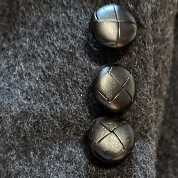 Vintage Michael/Sterns‎ Camel Hair Blazer Jacket Two Button Men's 42R Charcoal - Picture 3 of 15